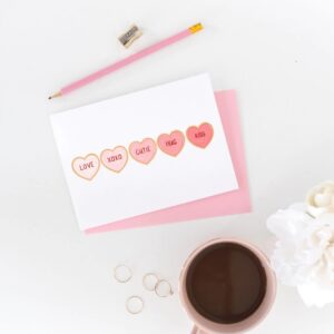 Greeting Card - Heart Cookies