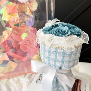 The Mini Diamond Eternal Bloom Bouquet *Valentine's Day Collection* - Blue